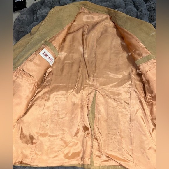 Vintage Lord Jeff Tan Blazer with Elbow Patches - Picture 2 of 3